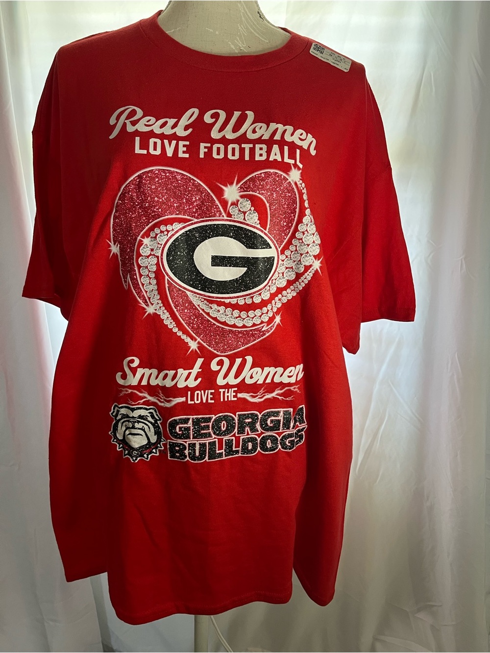 Women’s Red Gildan Heavy Cotton Shirt
